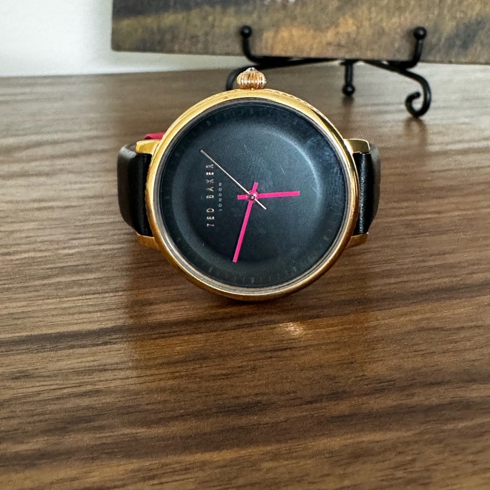 Ted Baker Black and Pink Watch